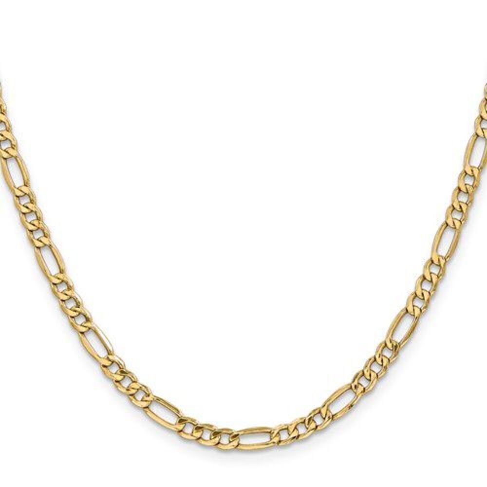 10k gold 18 inch figaro chain, 4.75mm wide